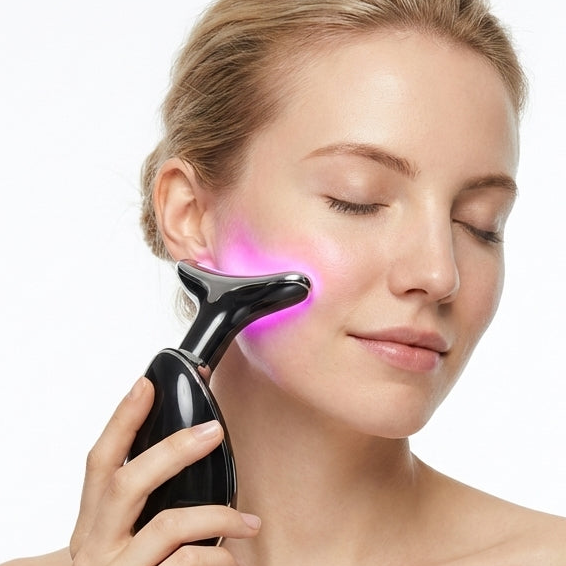 7-Farben LED EMS Gesichtsmassagegerät