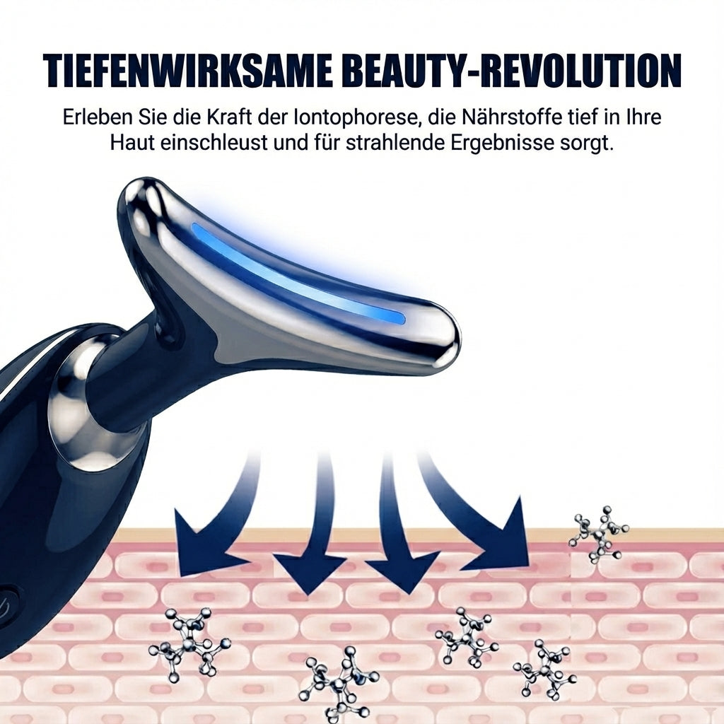 7-Farben LED EMS Gesichtsmassagegerät